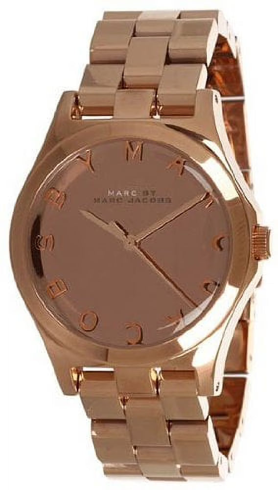 Glossy Rose Gold-Tone Watch H8201