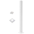 Textured White Cable Line Post F269368
