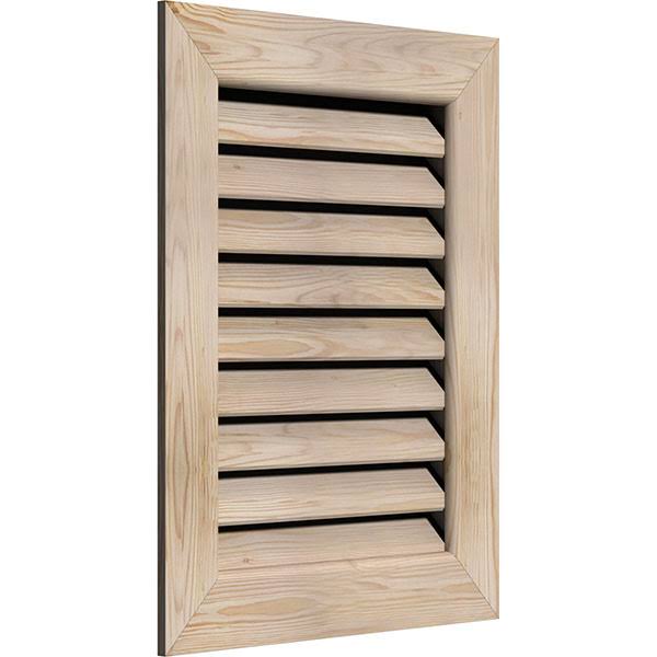 Unfinished Pine Gable Vent P158