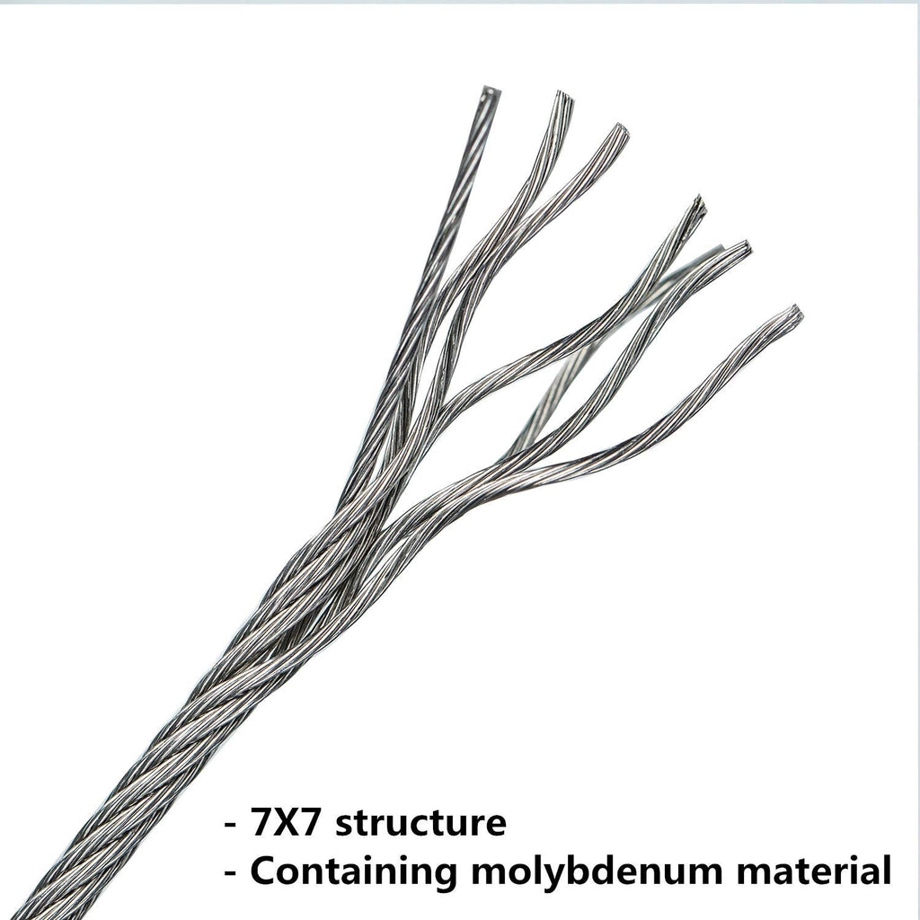Stainless Steel Cable Wire Rope 7x7 400FT P33320