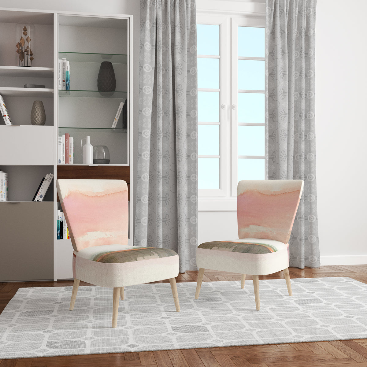 Upholstered Traditional Accent Chair F263411