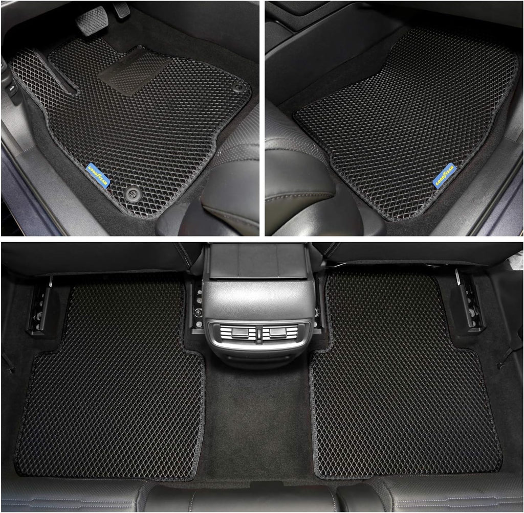 Black/Black 4 Pc. Car Floor Liners K816219