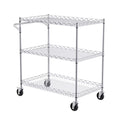 3-Tier Utility Rolling Cart on Wheels W3123