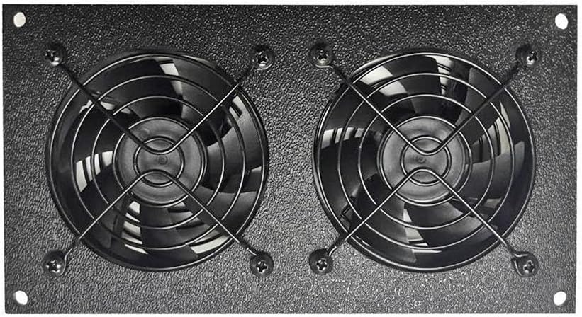 Programmable Thermostat Cooling Kits, Metal, Dual 80mm, Pack of 2 X642