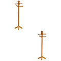 Vintage 2 Pack Wood Dollhouse Dress Hanging Racks C13273