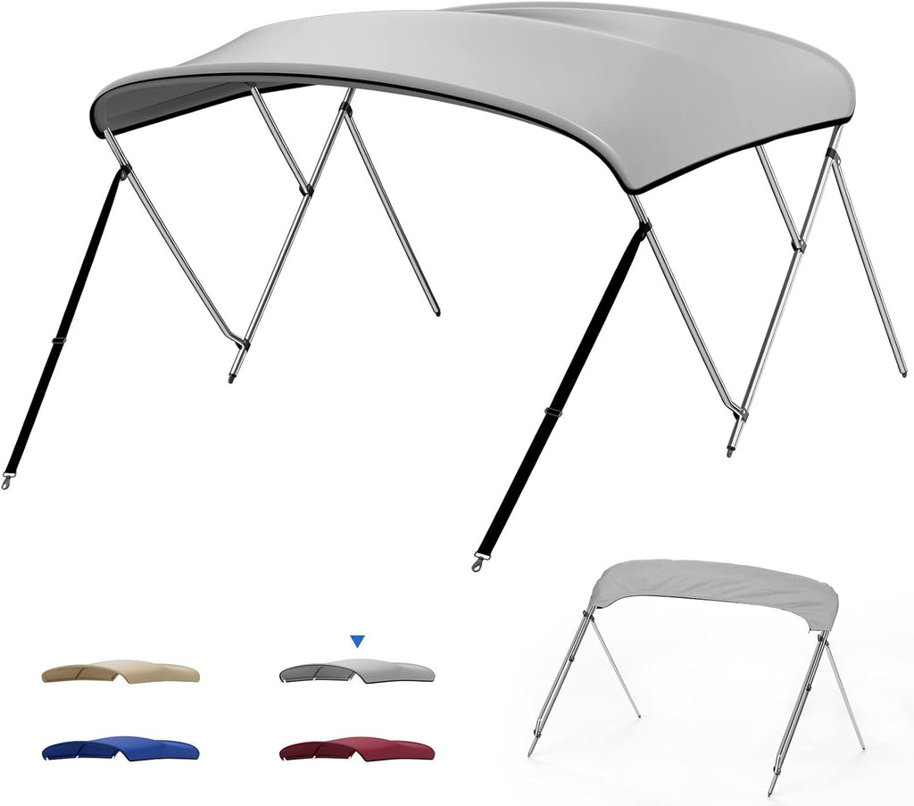 3 Bow Bimini Top with 1 Inch Stainless Aluminum Frame T34438