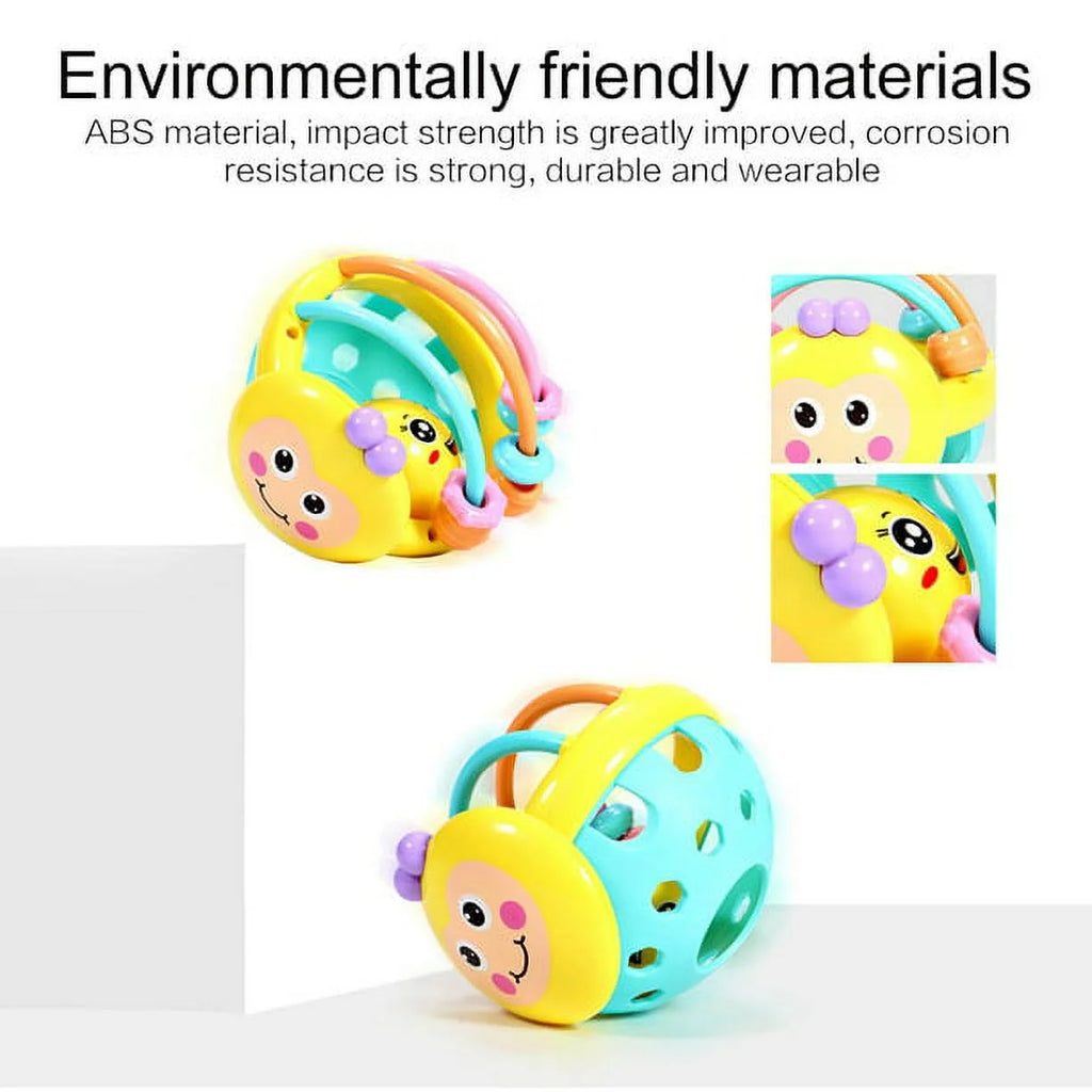 Rattle Ball Sensory Teether Toy Silicone O8026