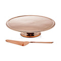 Copper Finish Cake Stand Server A6328