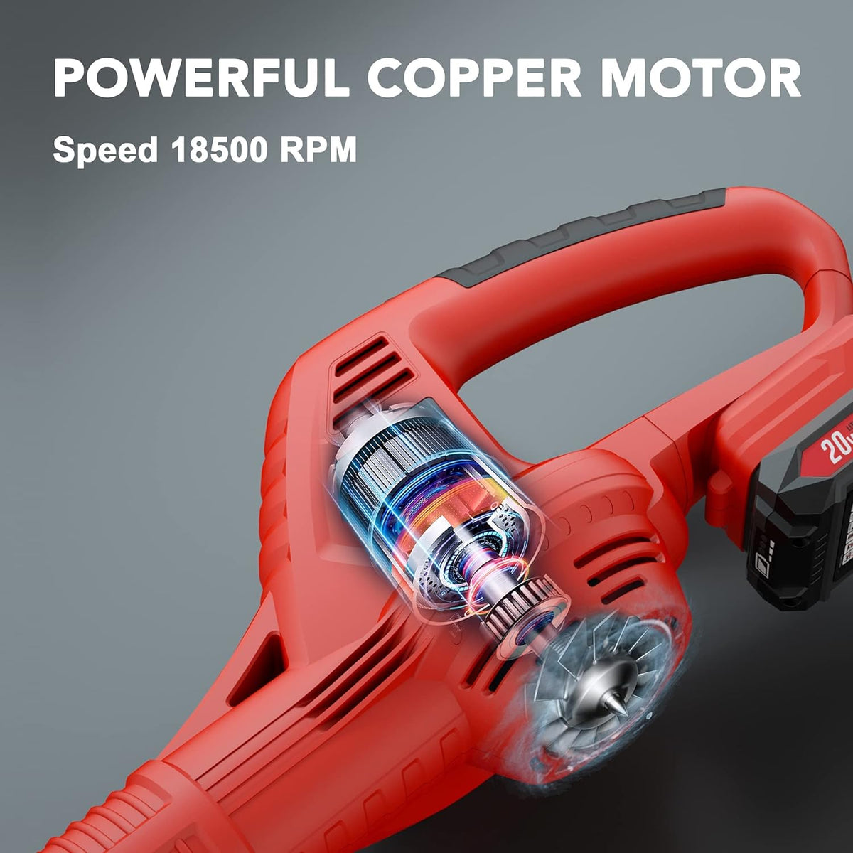 20V Cordless Leaf Blower with 2.0Ah Battery and Fast Charger, 150mph, Pack of 2 A1574