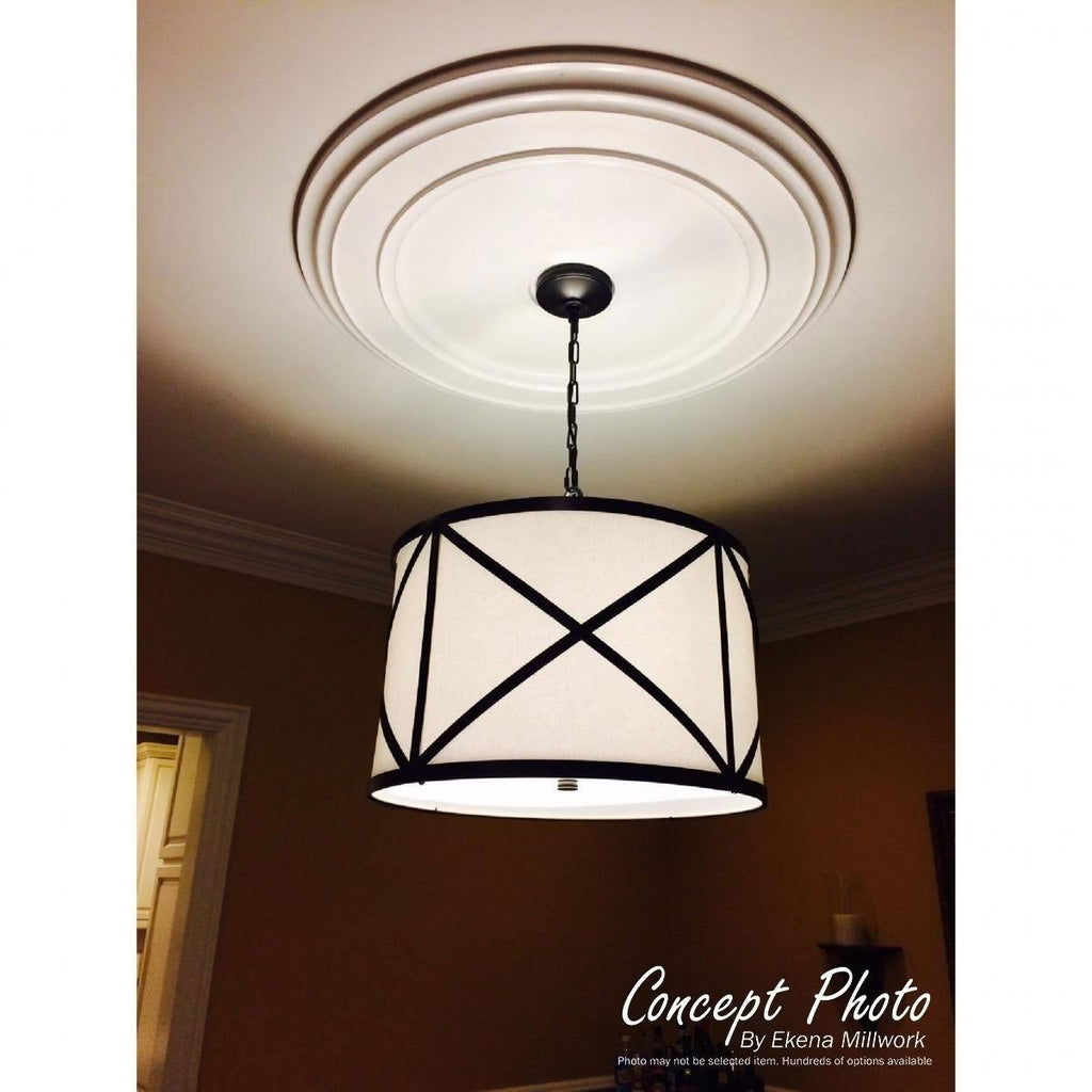 23 5/8x22OD x 3 5/8x22ID x 1 5/8x22P Ceiling Medallion Ultra Pure White D353856