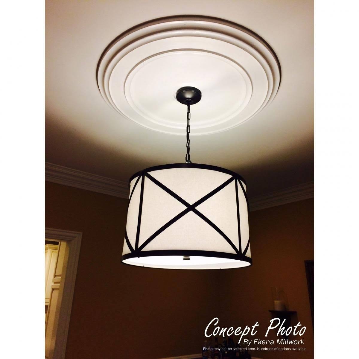 23 5/8x22OD x 3 5/8x22ID x 1 5/8x22P Ceiling Medallion Ultra Pure White D353856