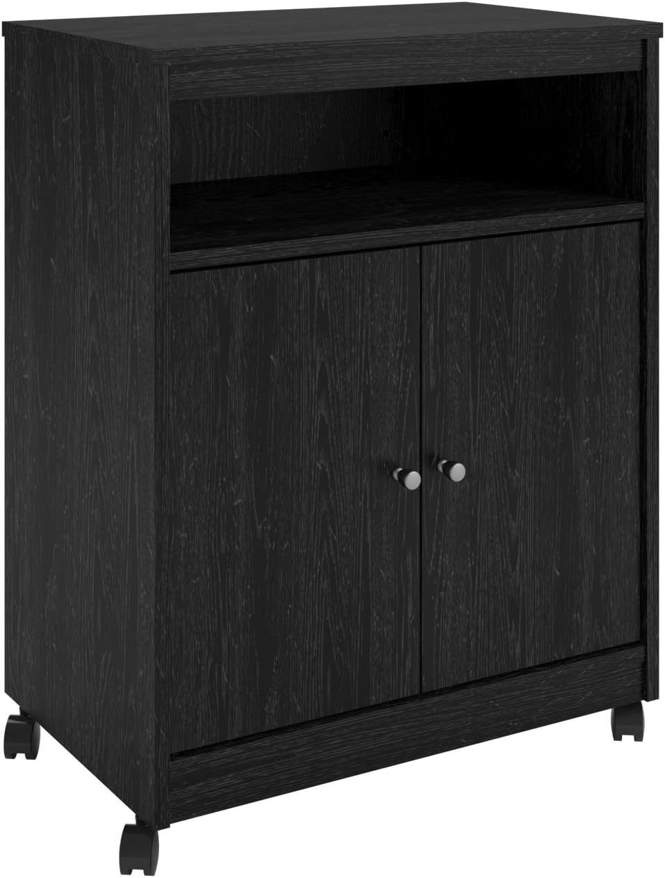 Black Oak Microwave Cart E7694