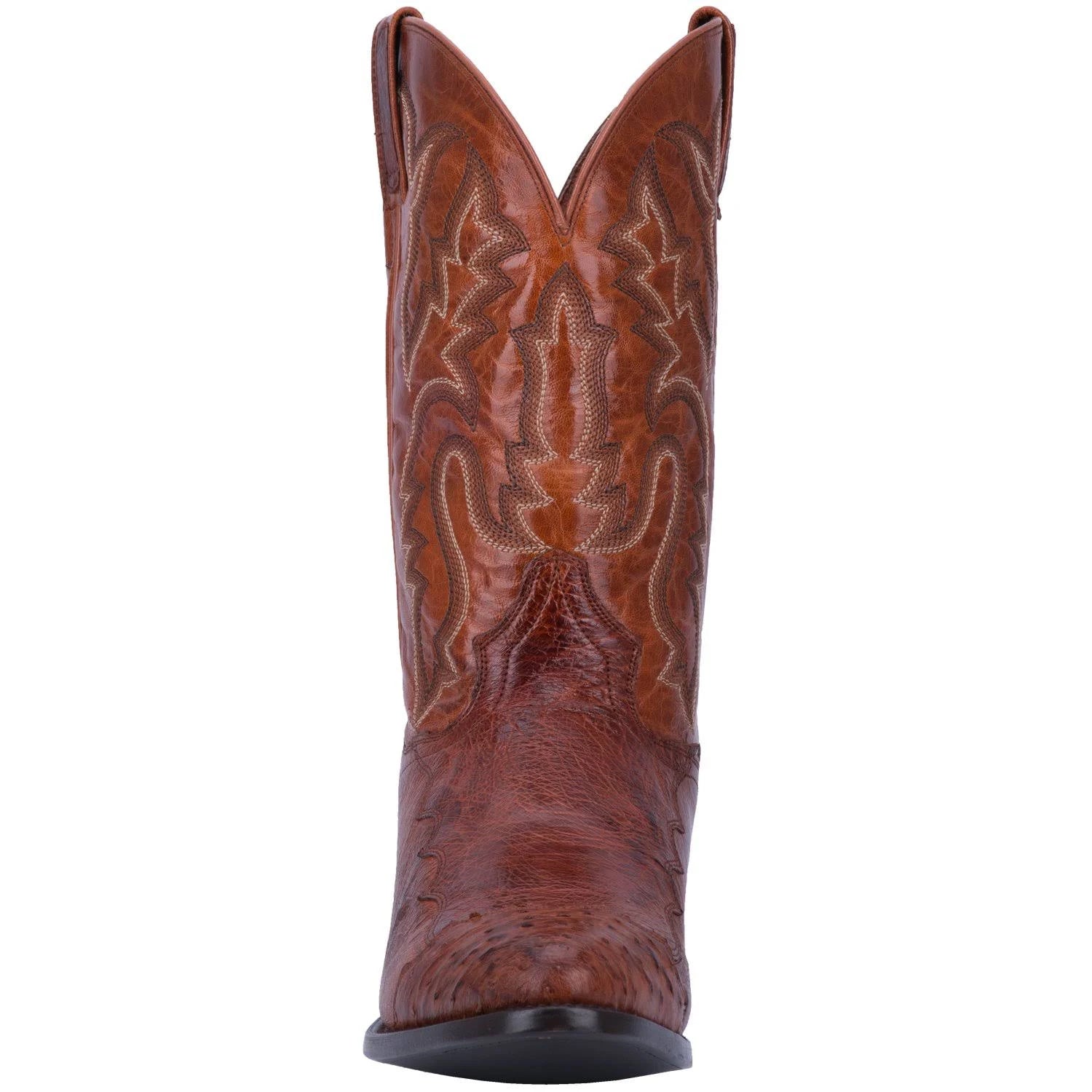 Cognac Ostrich Boots K15505