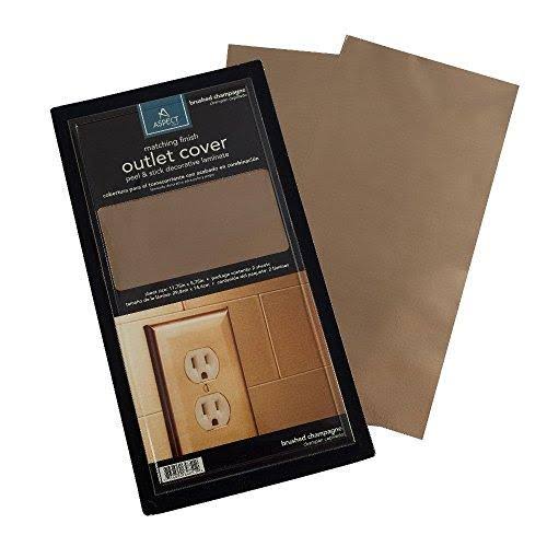 Champagne Metal Peel & Stick Mosaic Tile Kit M794462