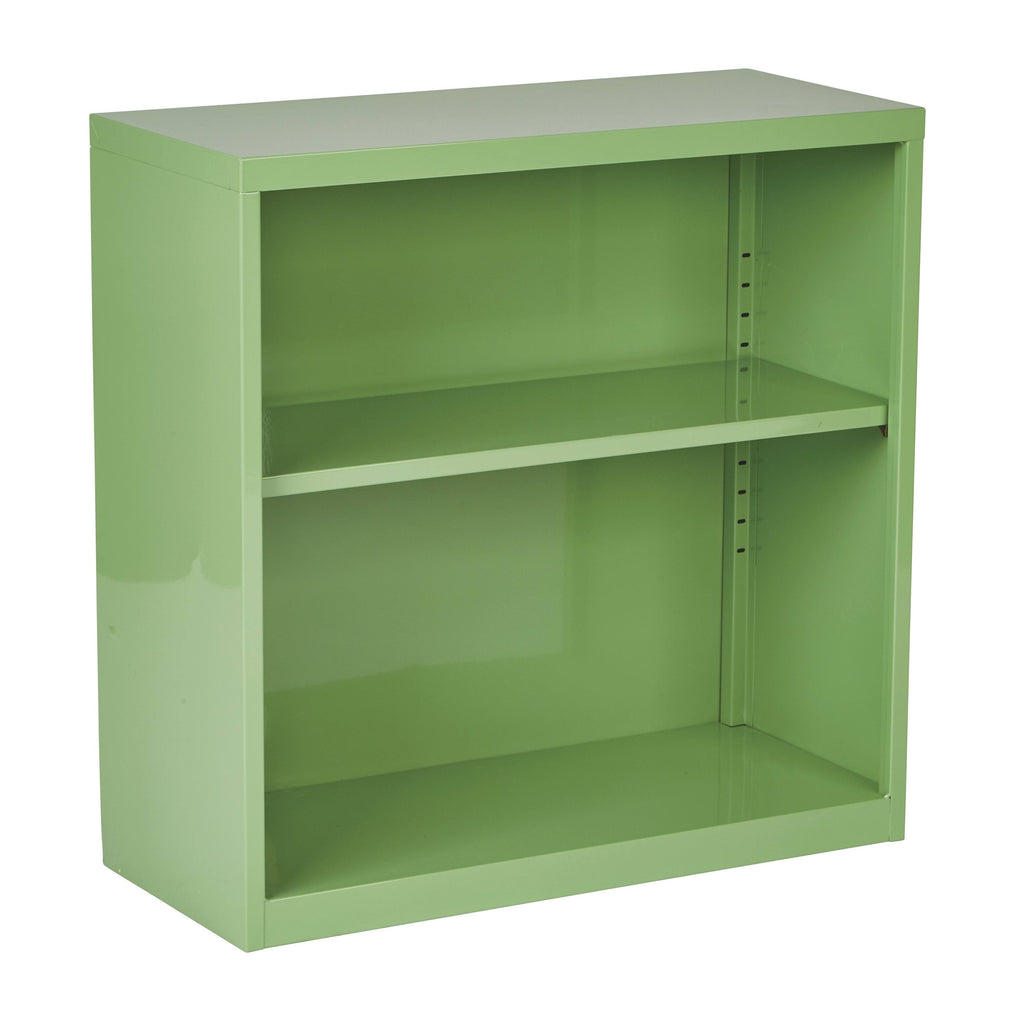White Metal Bookcase V4736