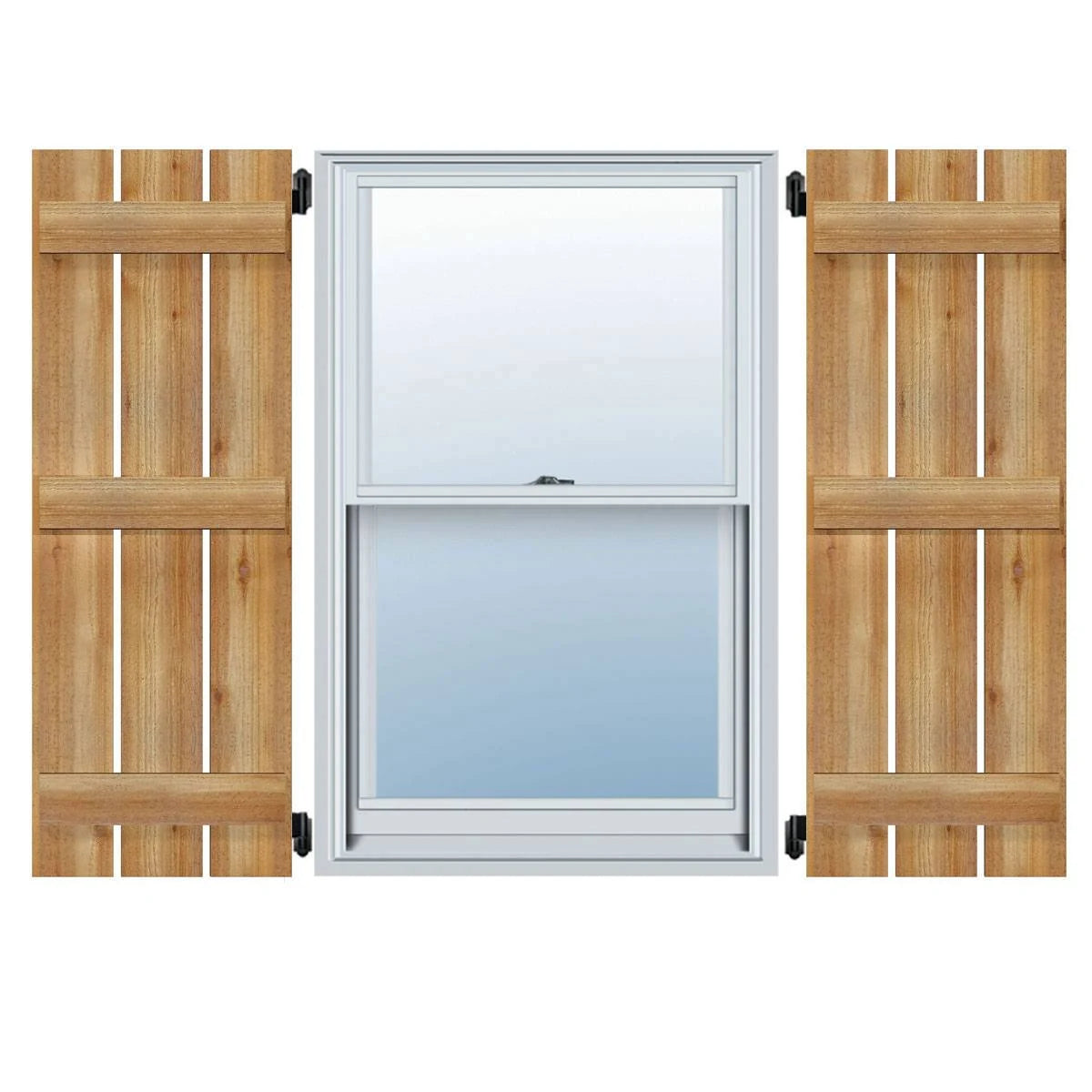 Rough Sawn Board-n-Batten Shutters B565