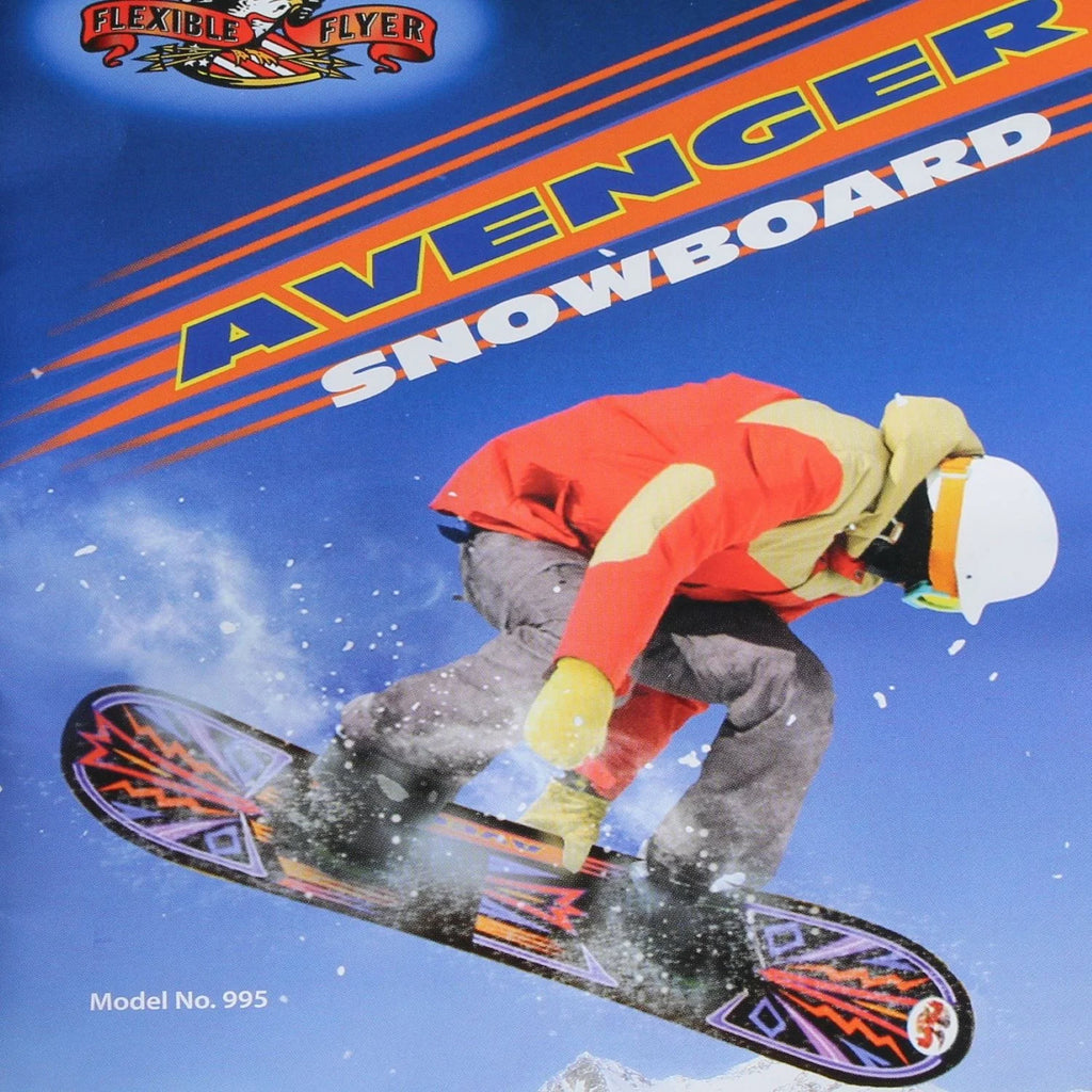 Plastic Snowboard with Foot Straps W581