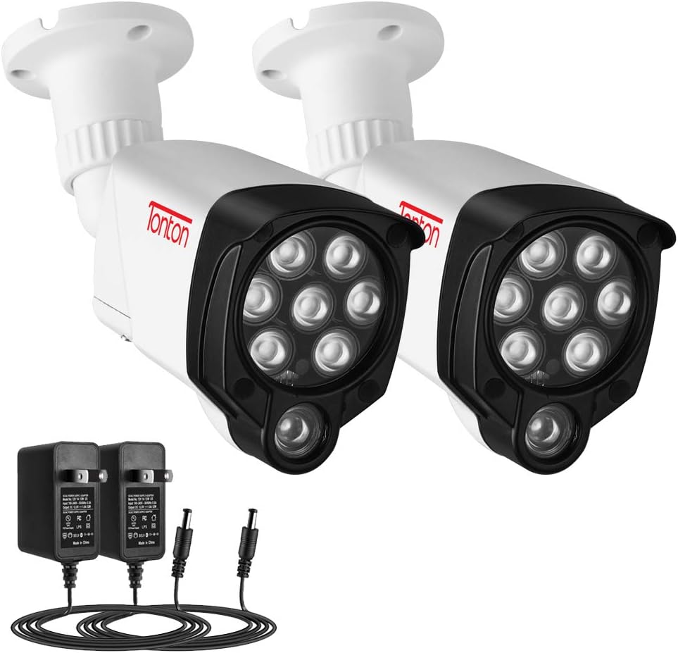 2Pack LED IR Illuminator Wide Angle 8-LEDs 90 Degree 100Ft IR Infrared Flood Light E6616