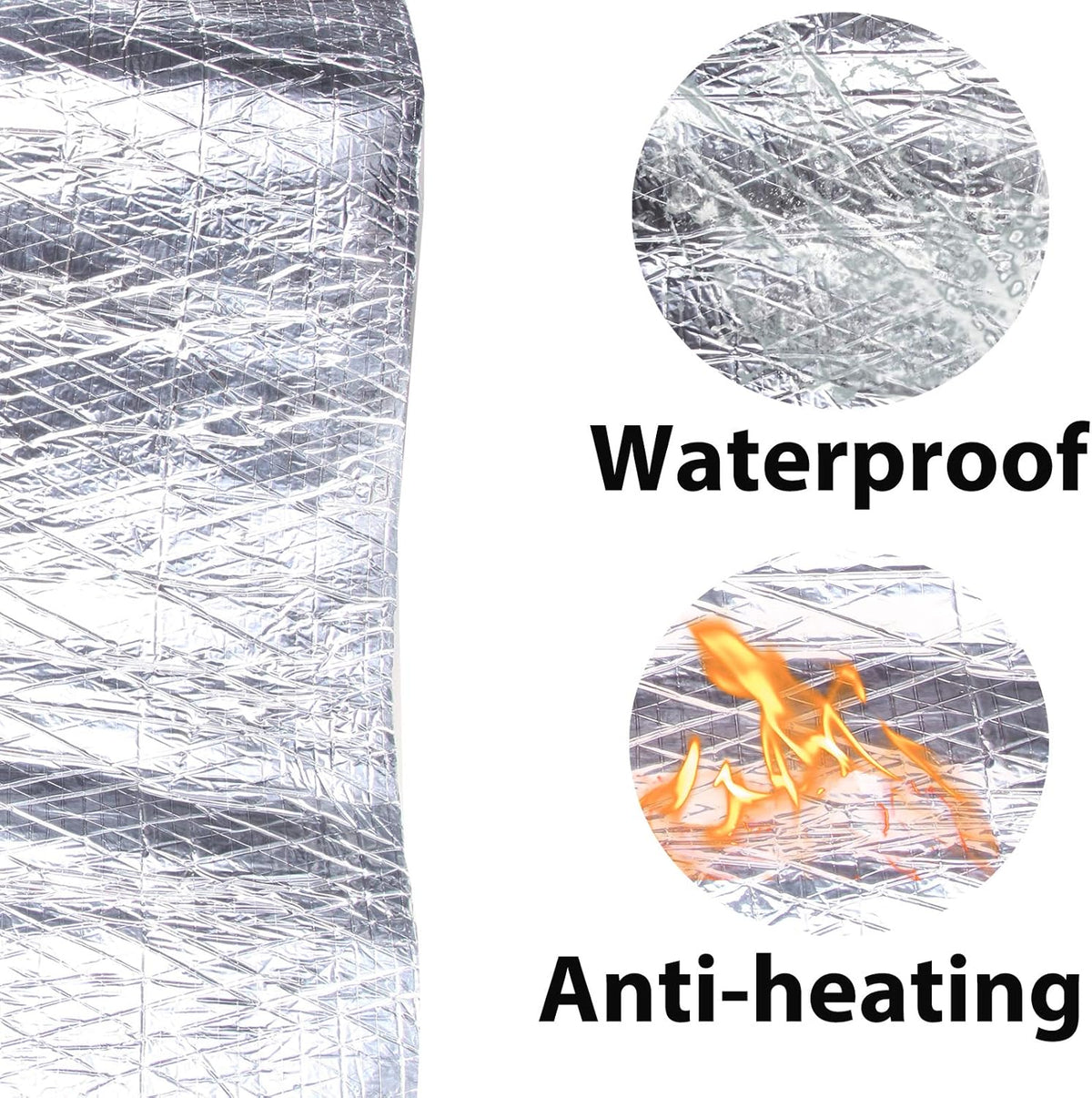 118"x 40" Thermal Sound Deadener Mat 1/4" Pack of 2 K883