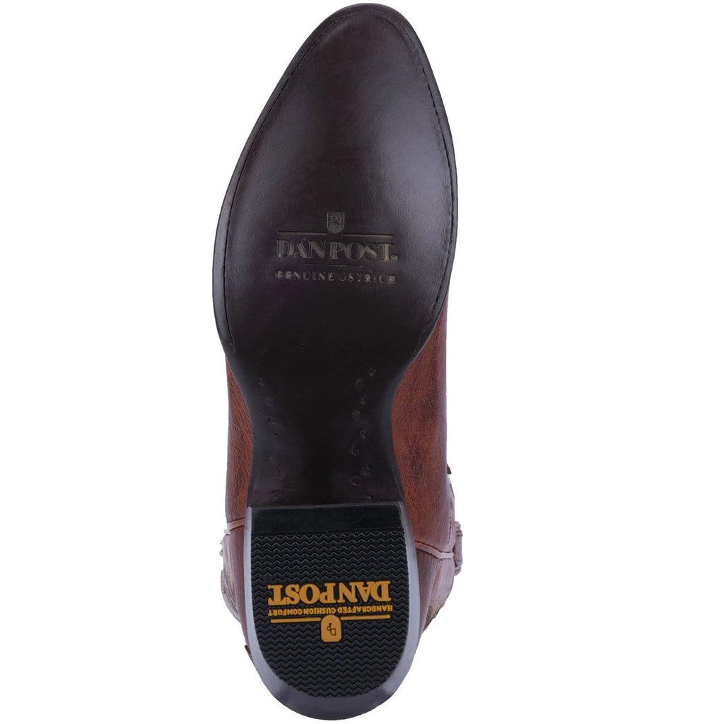Cognac Ostrich Boots K15505