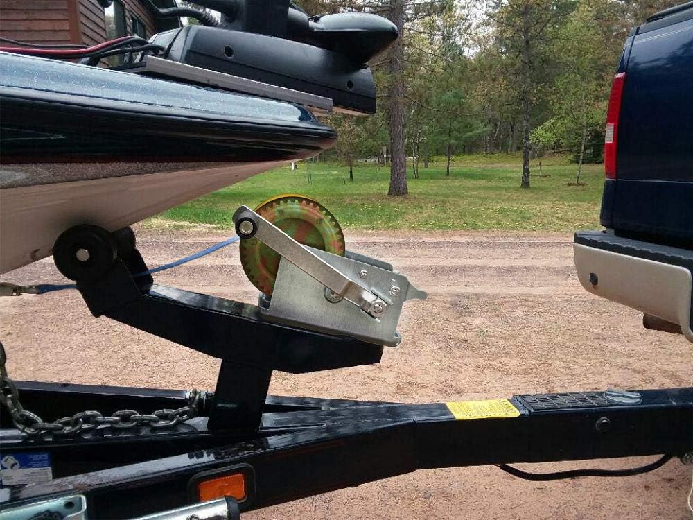 3200lbs Heavy Duty Hand Crank Winch with 32ft Strap, Pack of 2 P68925