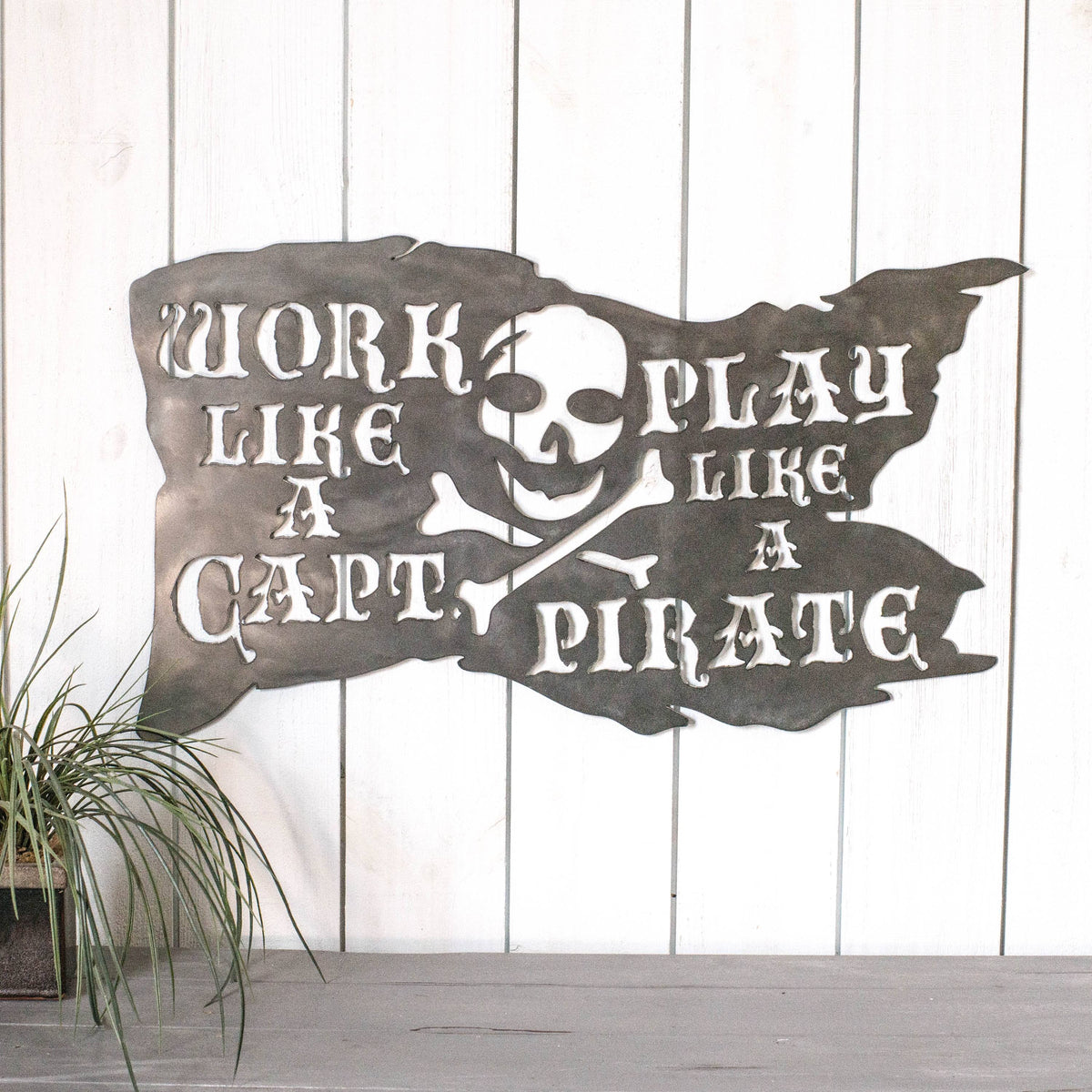 Metal Cut Sign 28x18in M862