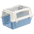 Light Blue Two Door Top Load Plastic Pet Carrier N4993