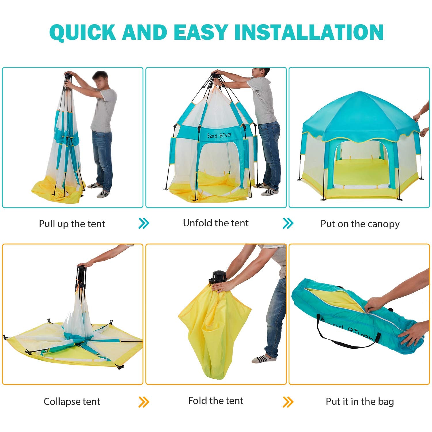 Baby Playpen with Canopy E943925