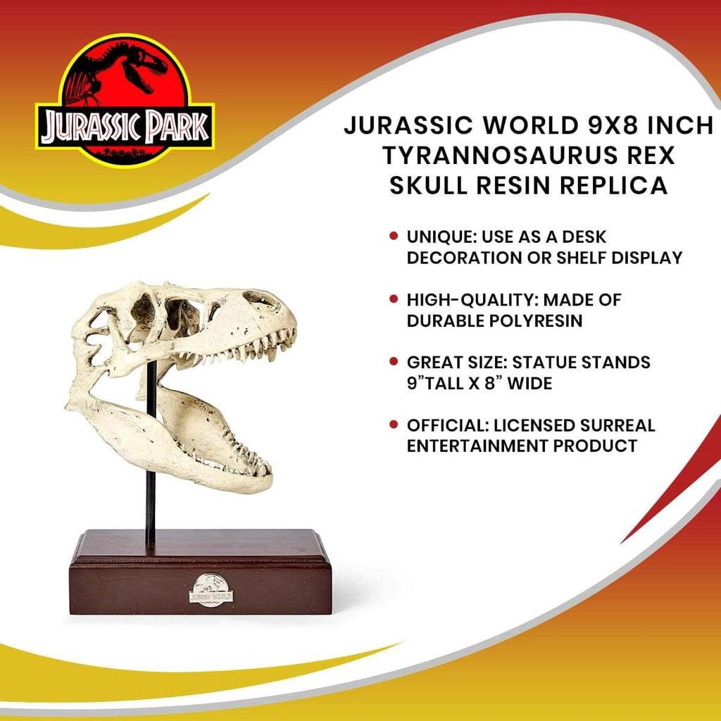 Tyrannosaurus Rex Skull Resin Replica Statue R912576