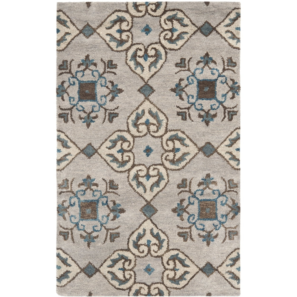 Beige Floral Area Rug, 2' x 3' V80990