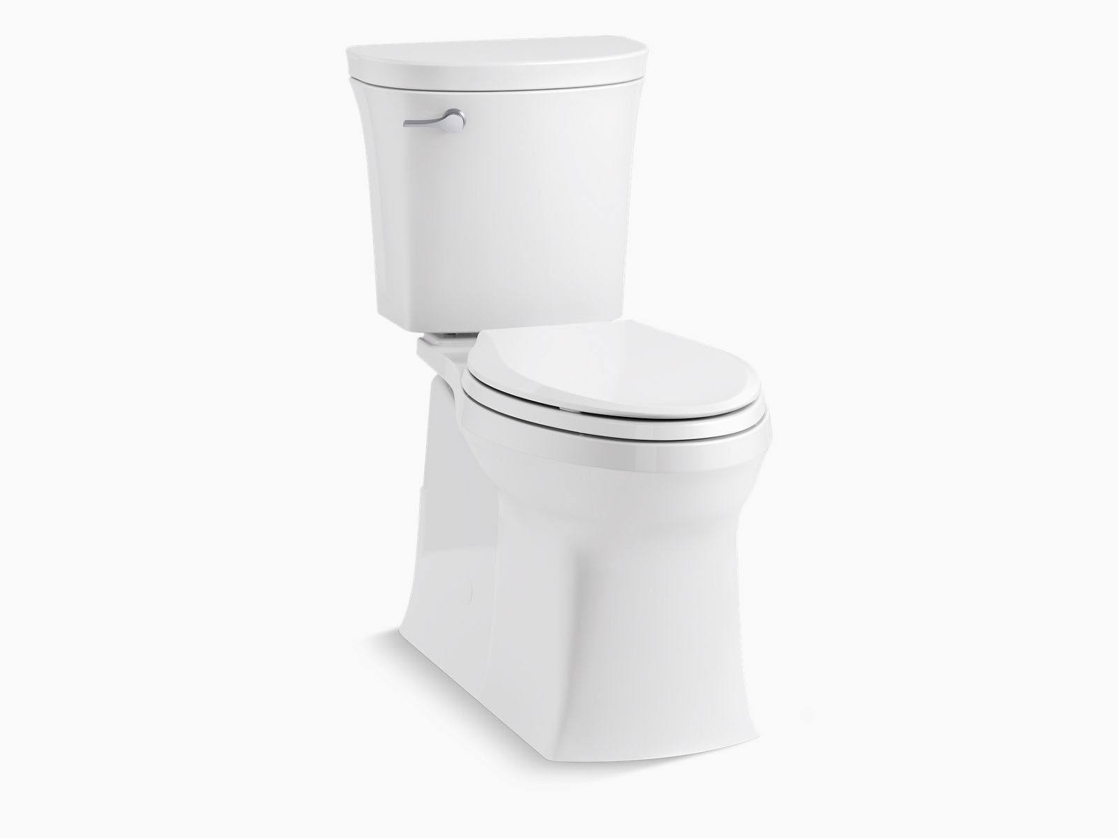 2-Piece 1.28 GPF Single-Flush Elongated Toilet in White R58077