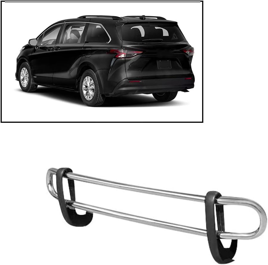 Stainless Steel Rear Bumper Guard Double Tube L77275