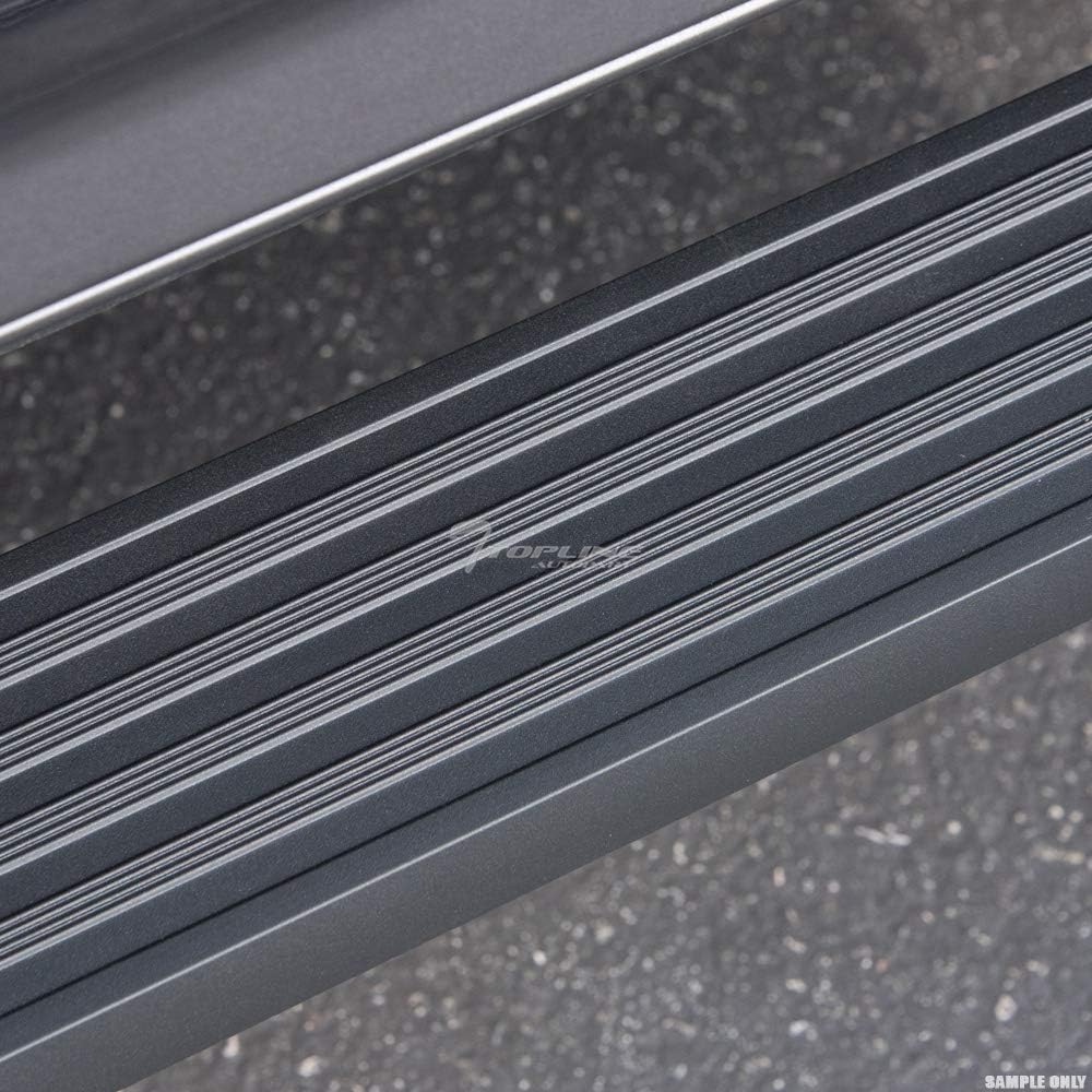 Matte Black Aluminum Side Step Rail Running Boards K54728