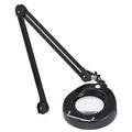 Circular Illuminated Magnifier, 5x22 Dia, 2.25x Mag, 5D, Black, Weighted Base E684