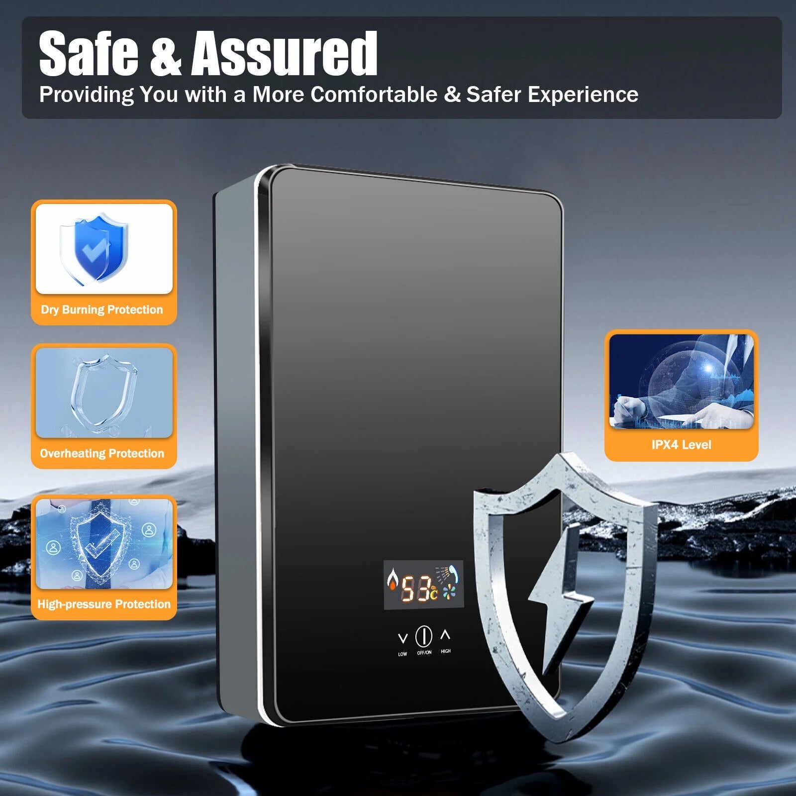 Mini Instant Electric Tankless Hot Water Heater A315646