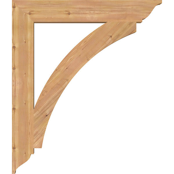 Thorton Traditional Smooth Bracket, Western Red Cedar F41477