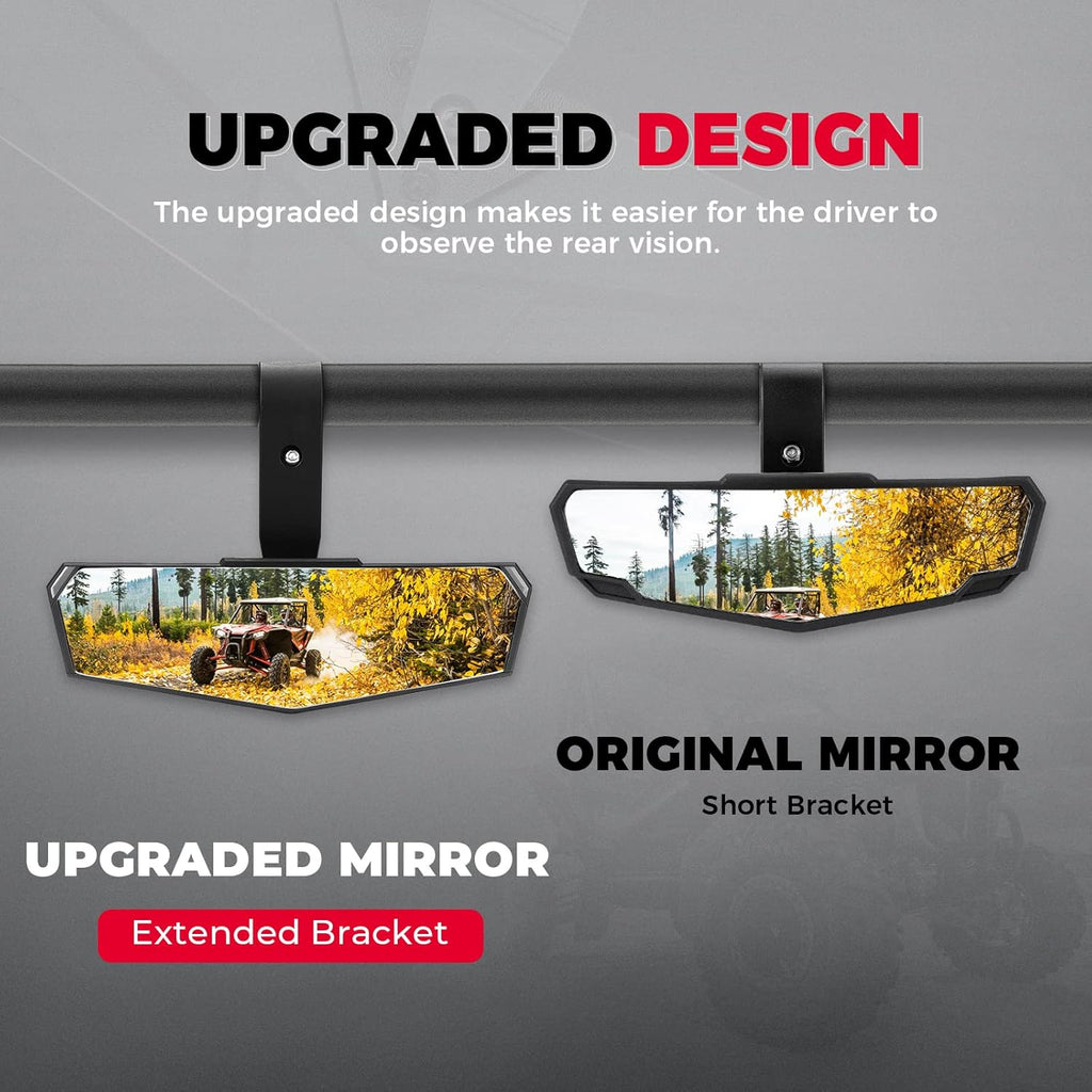 UTV Rear View Mirror with Convex Mirror T5305
