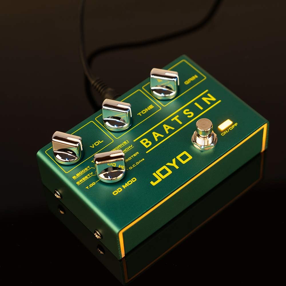 Overdrive & Distortion Pedal with 8 Classic OD/DS Sounds for Electric Guitar, Pack of 2 F12683