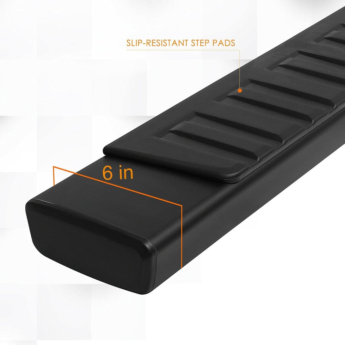Black Side Step Nerf Bar Running Board E791006