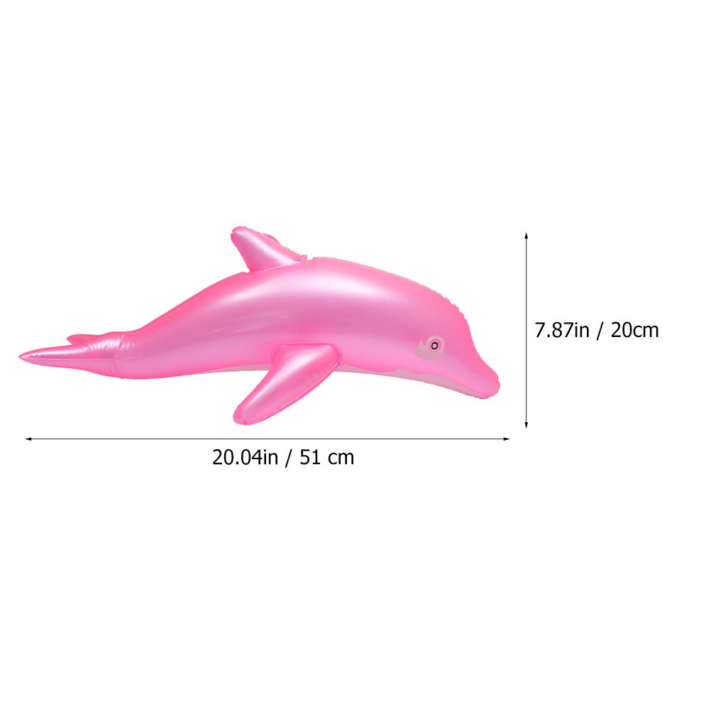12pcs Inflatable Dolphin Model Inflatable Animal Toy G1074