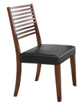 Ladder Back Side Chair in Walnut Finish - Set of 2 S562
