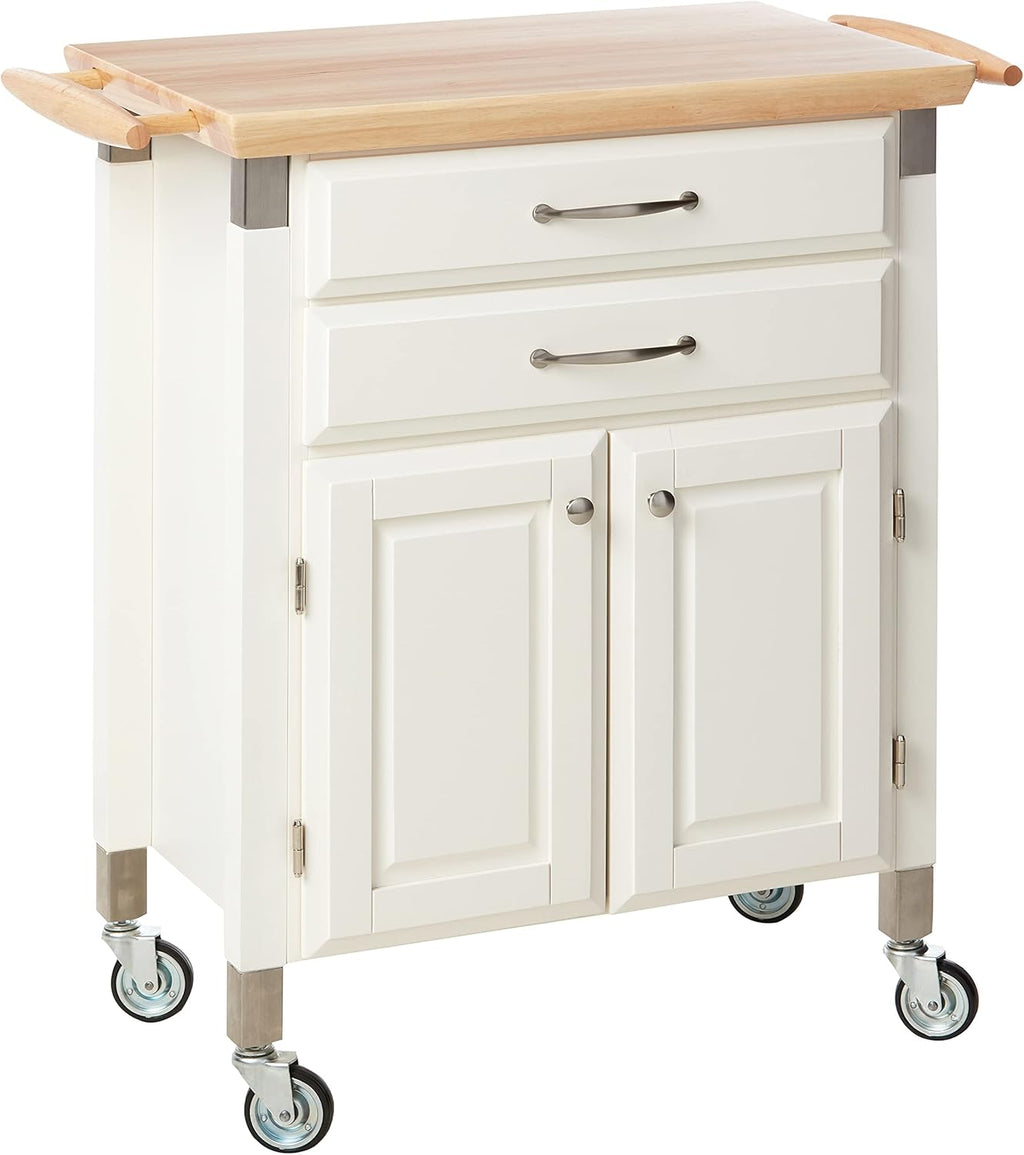 White Prep & Serve Cart D16892