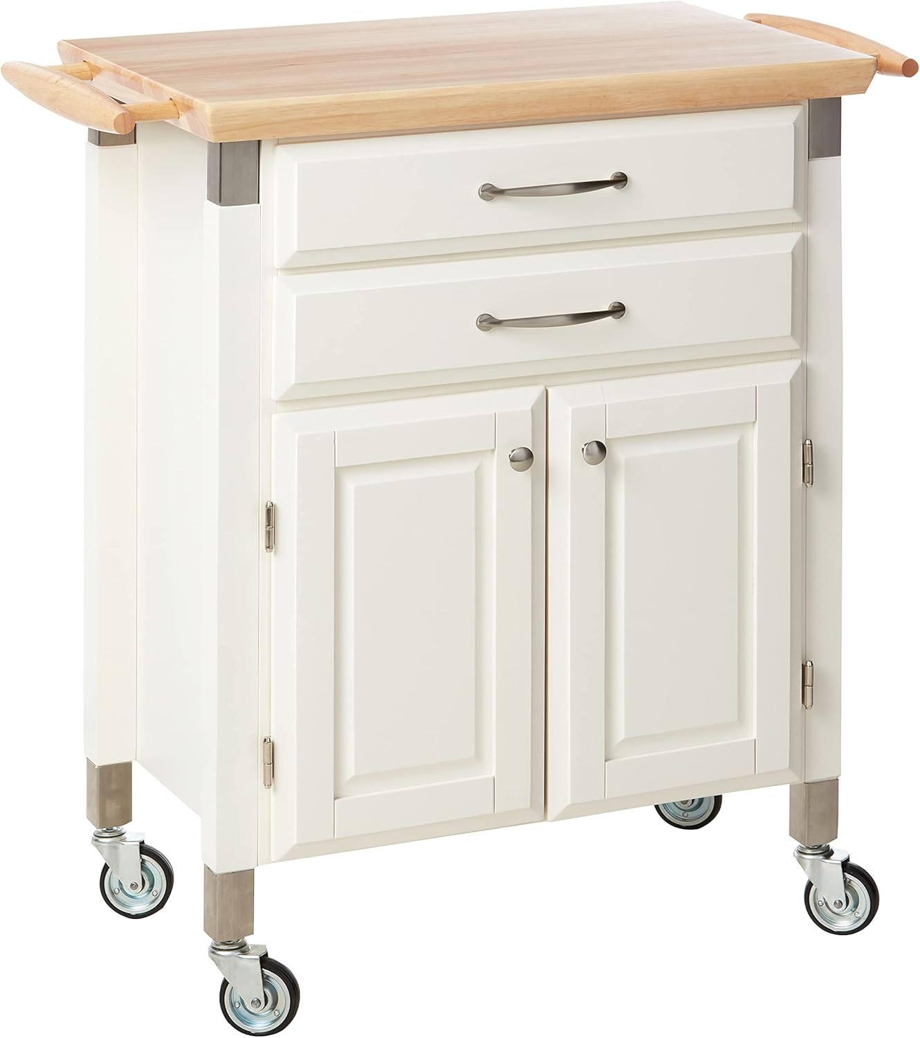 White Prep & Serve Cart D16892