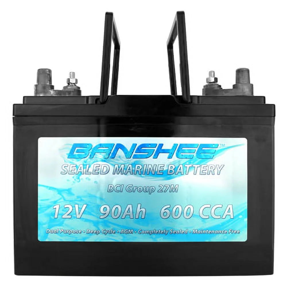 Group 27 Sealed AGM Deep Cycle Marine Battery M222990