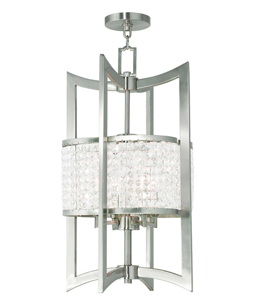 Brushed Nickel 4 Light Lantern G453565