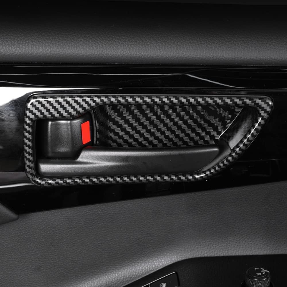 ABS Carbon Fiber Print Inner Door Handle Cover for Toyota Highlander K1020