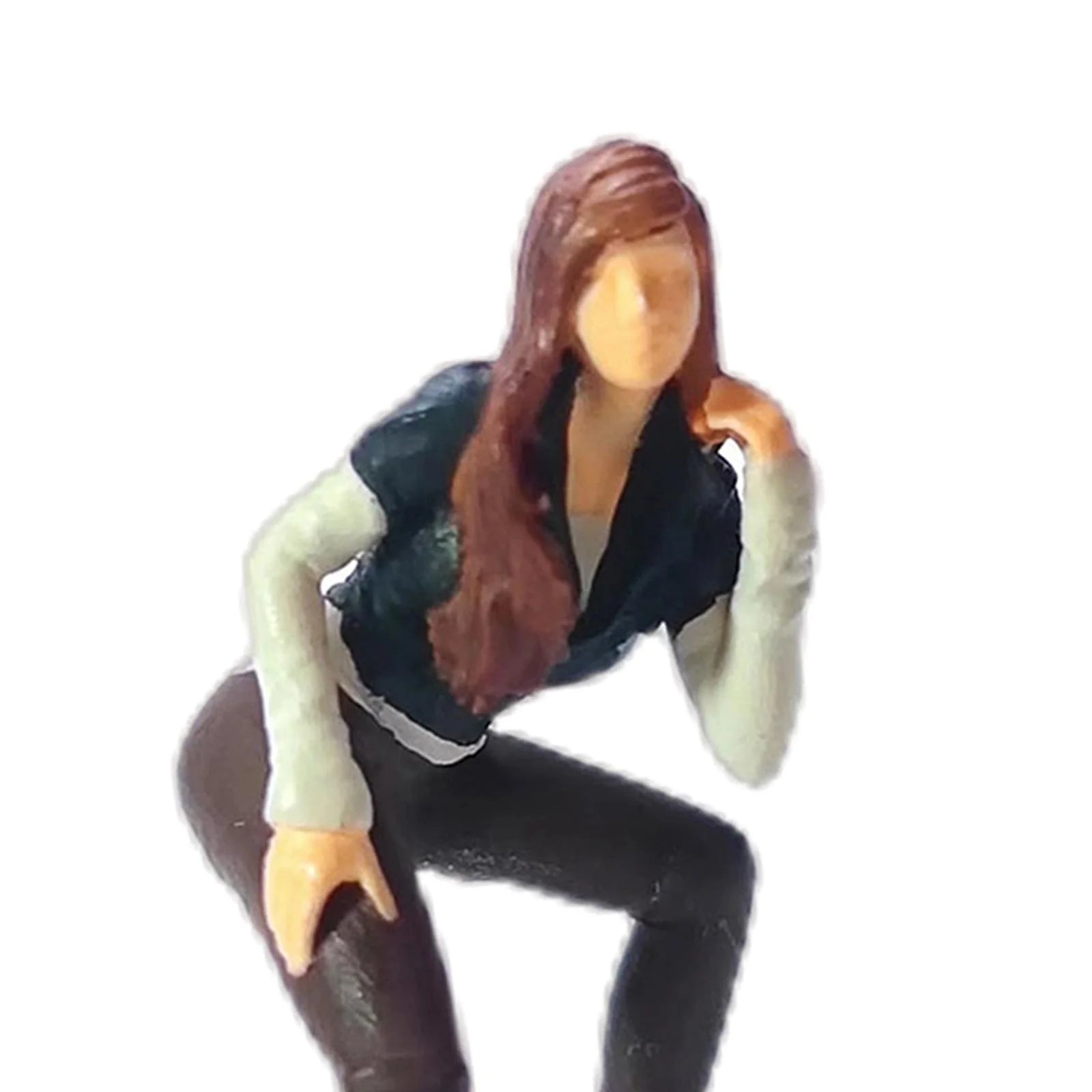 1/64 Scale Mini People Figures for Dollhouse Decor J87525