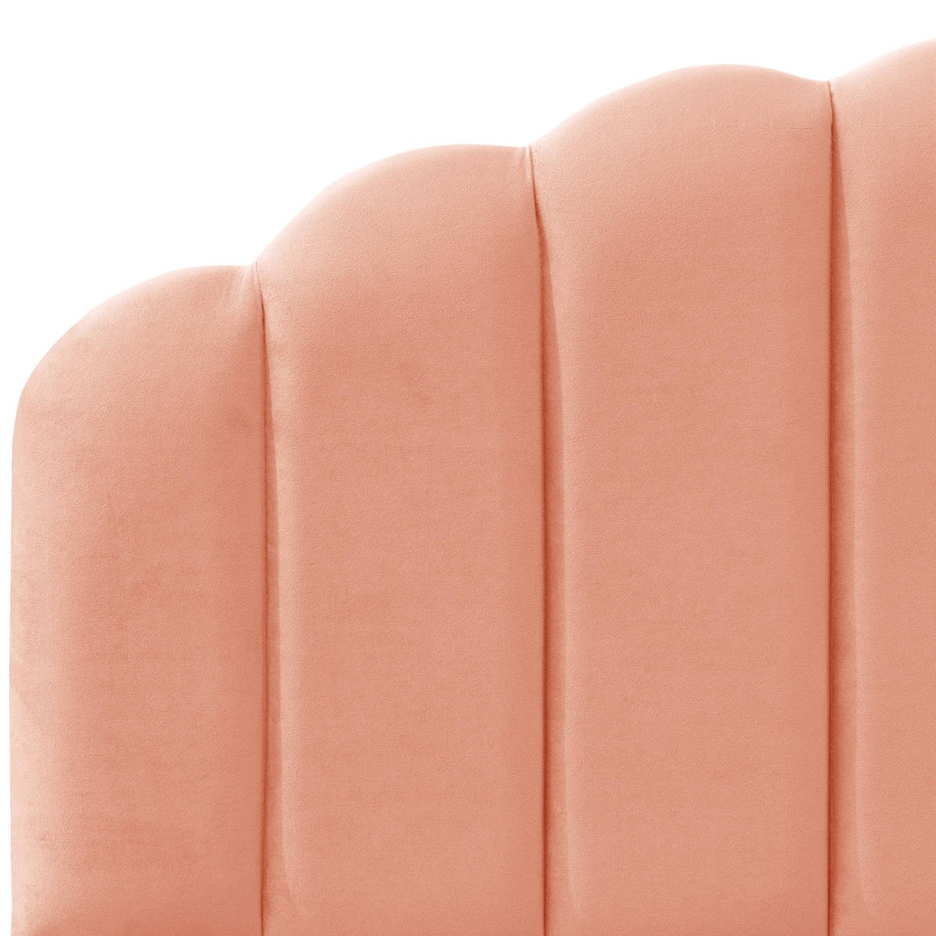 Blush Velvet Headboard C253723