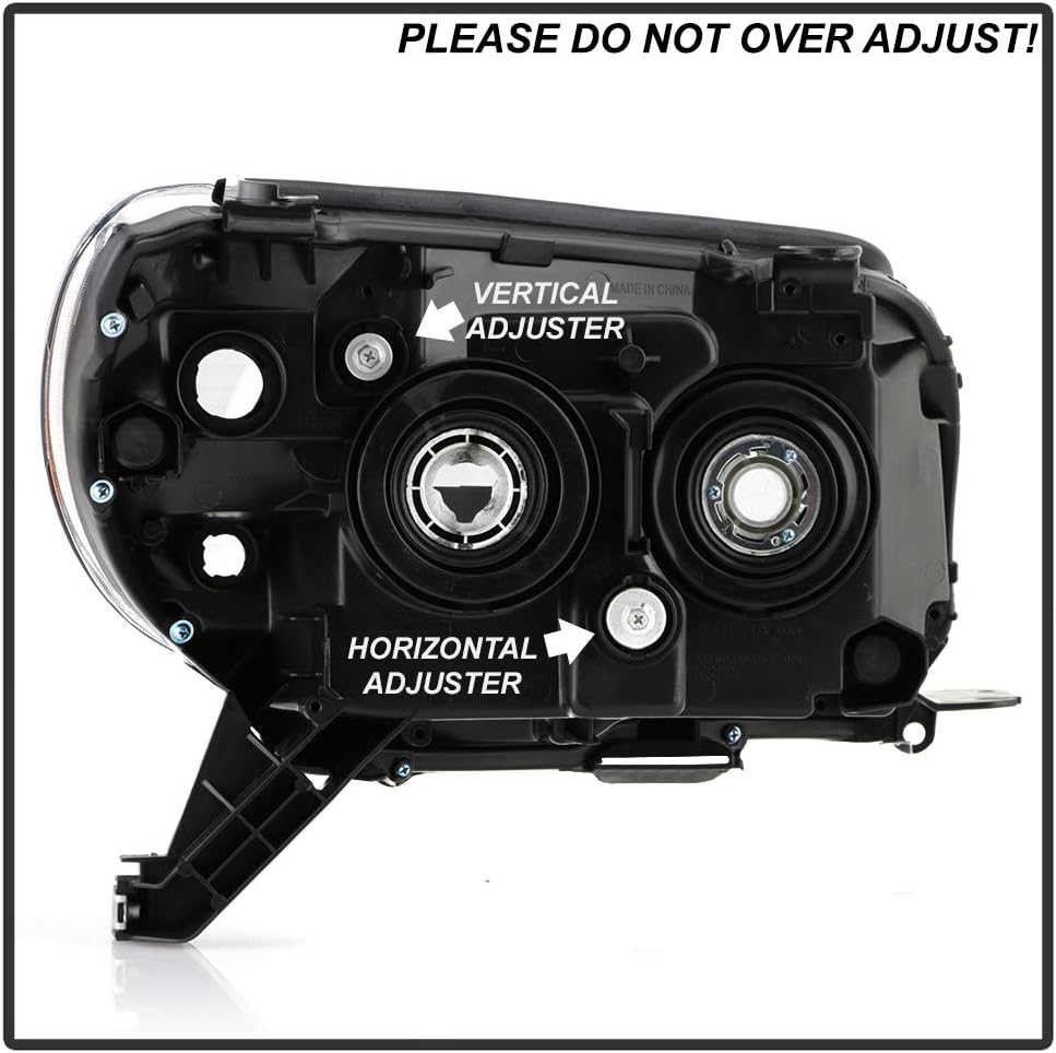 Black 2006-2009 Toyota 4Runner Replacement Headlights Y8802
