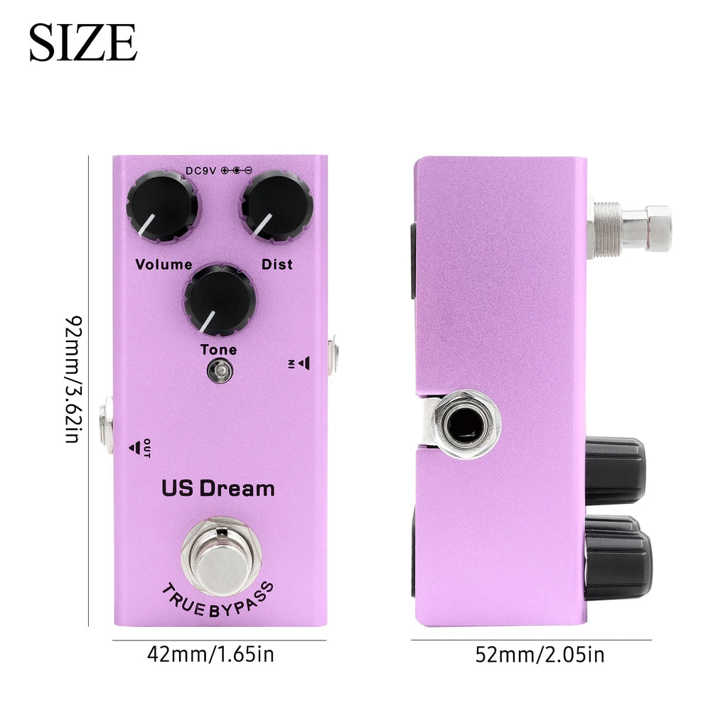 Dream Purple Electric Guitar Effect Pedal E85254
